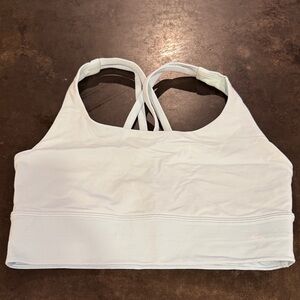 Lululemon size 6 energy sports bra no pads pale blue